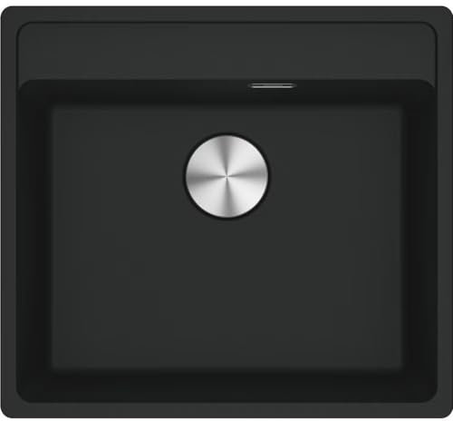 Kitchen Sink Made of Granite (Fragranite) with a Single Bowl from Franke Maris MRG 610-52 - Black matt - 114.0661.761
