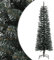Sufrk Künstlicher Weihnachtsbaum mit Ständer Schlank Grün 150 cm PVC Weihnachtsbaum Schmal