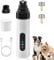 FREE3VITA Dog Nail Grinders – Silent Groom Pro Rechargeable Dog Nail File & Claw Grinder, Electric Pet Dog Paw Trimmer for Dogs & Cat, Quiet professional Dogs Nail Trimmer (1 Set+3 Grinding heads)
