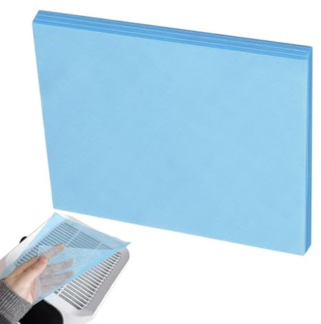 Filtre De Collecteur De Poussière À Ongles - Papier D'extracteur À 100 Pièces, De Pratique Du Salon | Feuilles De Nettoyage De Remplacement Professionnel Pour Techniciens Avec Des Techniciens Av