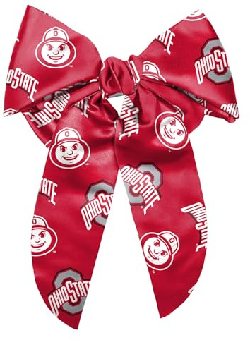 Littlearth NCAA Ohio State Buckeyes Big Bow Hair Clip