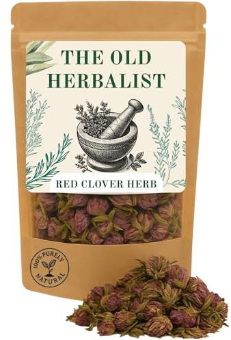 Red Clover Tea Loose 50 g – Herbal Trifolium Pratense Infusion for Detox & Female Wellness – 100% Natural, Caffeine-Free Loose Leaf Tea by The Old Herbalist
