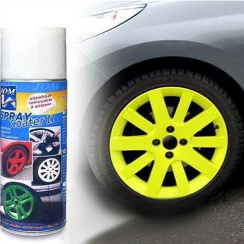 1 x Felgenfolie Sprühfolie Folie für Alufelgen Stahlfelgen GELB