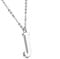 beyoutifulthings Halskette Anhänger BUCHSTABE J INITIALEN Kette Damen-Halskette Schmuck Collier Edelstahl Silber
