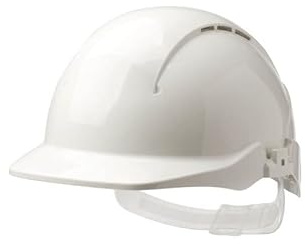 CONCEPT CORE REDUCED PEAK SAFETY HELMET WHITE