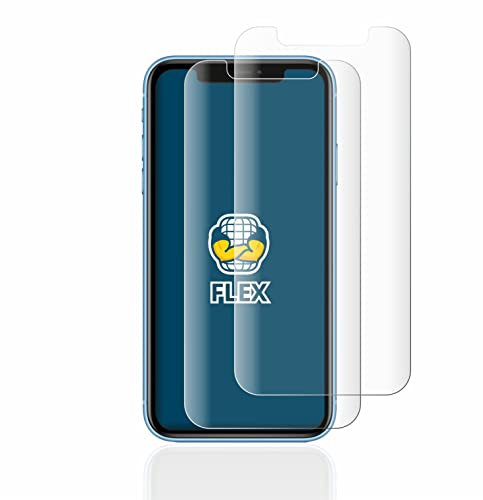 BROTECT 2 Stück Full-Cover Schutzfolie für Apple iPhone XR / 11 Full-Screen Displayschutz-Folie [3D Curved, Anti-Fingerprint, Kristall-Klar]
