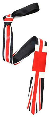 The Tie Co™ Wide & Slim Union Jack Great Britain Pattern Neck Ties