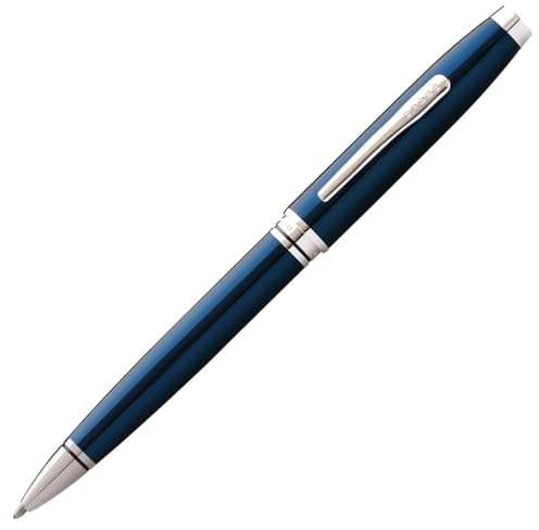 Cross Coventry Ballpoint Pen Medium Line Blue/Chrome