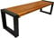 Primario Grande Gartenbank, Parkbank - Gartenmöbel, Outdoor Bank mit 350kg Tragfähigkeit - Sitzbank Holz Wetterfeste (Grande-BO, Pinia, 100cm - Sitzlänge, CE)