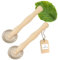2x HOFMEISTER® Teigrad, 100% Plastikfrei, Naturprodukt, gewelltes Schneidrad, 17 cm, nachhaltig backen & Kochen, schneidet Teig ohne Kraftaufwand, Stabiler Ravioli-Maker
