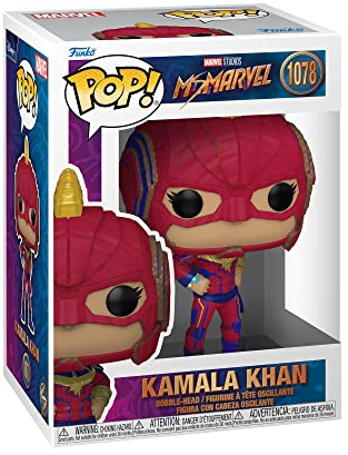 Funko POP! Marvel: Ms. Marvel - Kamala Khan - Vinyl-Sammelfigur - Geschenkidee - Offizielle Handelswaren - Spielzeug Für Kinder und Erwachsene - TV Fans - Modellfigur Für Sammler und Display