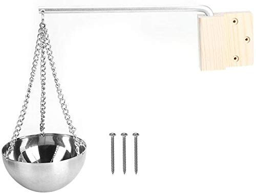 UIGJIOG 100% nagelneu Sauna Schüssel, Edelstahl Sauna Aroma Bowl Cup Ätherisches Öl Duft Diffusor Sauna Zubehör