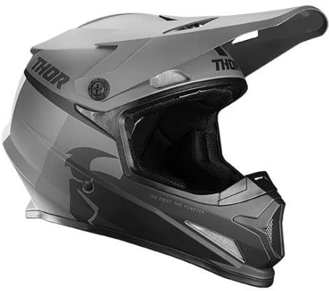 Thor Crosshelm Sector RACER schwarz grau XS MX-Helm Offroad Enduro Helmet Größe XS (53-54 cm)