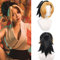 Anime-Cosplay-Perücke Makio Perücke für Männer und Frauen Beige Lange Haare Haare für Halloween, Karneval, Kostümparty mit gratis Perückenkappe