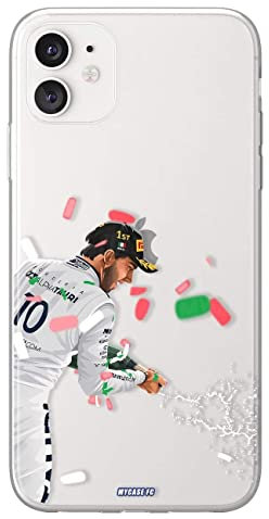 MYCASEFC Coque F1 Formule 1 Pierre Gasly Huawei Mate 20 Lite en Silicone. Housse de F1 Formule 1 pour Smartphone Imprimée en France en TPU