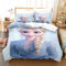 UNDERZY Für Teenager Erwachsene Kinder Bettwäsche Double（200x200cm） Gefroren & ELSA Bettwäsche Set 100% Mikrofaser Bettbezug Mit Kissenbezug