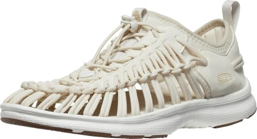 Keen Herren Uneek O3 Textile Synthetic Birch Star White Sandalen 42 EU