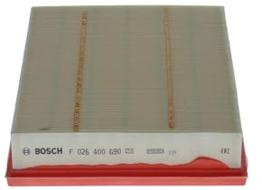 BOSCH Luftfilter F026400690 | Kompatibel mit: FORD GALAXY III, MONDEO V Schrägheck, MONDEO V Stufenheck, MONDEO V Turnier, S-MAX, USA EDGE