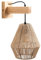 tooLight Applique murale intérieure APP1149-1W WOOD lampes murales en Métal, bois de bambou pour le salon, la chambre à coucher (noir)