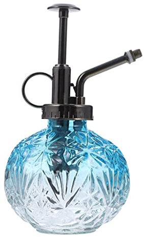 CHFYIJYHM Bewässerungssprühdose, Pflanzenglas, Sprühnebel, Spritze, kleiner Sprühnebel, Vintage-Pumpe, feines Innensprühgerät, Blumenbesprühen von Pflanzen(Blu)