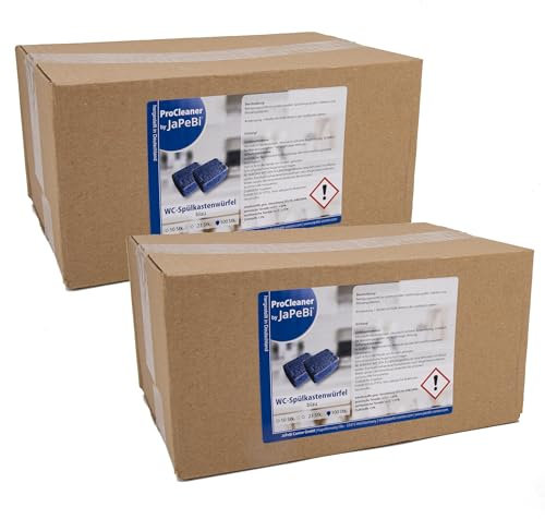 200 WC - Wasserkastenwürfel Spülkasten-Würfel Reinigungs-Tabs blue, 50g