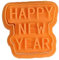Generisch Keksstempel 'Happy New Year' | Cookie Shaper Cookie Stamps - Silvester 2025 Ausstechform & Stempel, Ausstechformen Form, für Kekse Backen