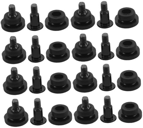 OSALADI 30pcs Shock Absorption Screws for 2.5 Inch SSD and Hard Drive Mounting Screws Kit Anti-vibration Computer Fasteners for PC Case Laptop and DIY Storage