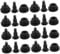 OSALADI 30pcs Shock Absorption Screws for 2.5 Inch SSD and Hard Drive Mounting Screws Kit Anti-vibration Computer Fasteners for PC Case Laptop and DIY Storage