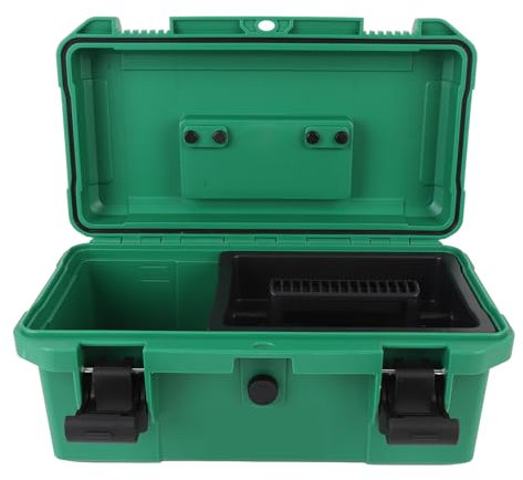 Kleine Werkzeugkasten, Wasserdicht, Organizer für Traktoren, ATVs, UTVs, mit Abnehmbaren Innenschalen, 14 X 7 X 6 Zoll, Toolbox für Fahrzeugfahrzeuge, PP -Material