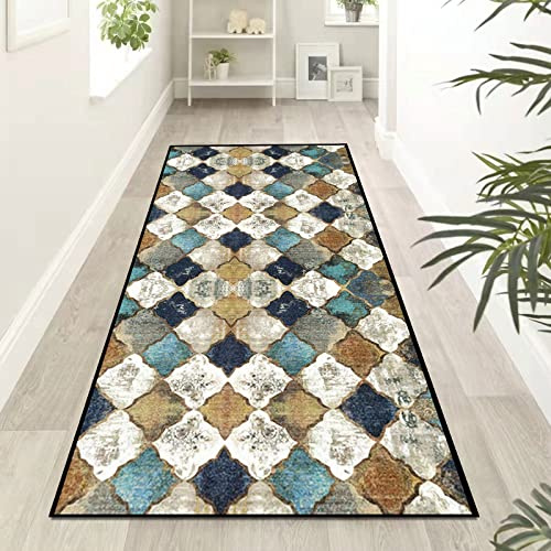 Tappeto passatoia – Sporco StopperKitchen Tappeto morbido corridoio passatoia antiscivolo lavabile in lavatrice molto lungo corridoio corridoio tappeto stretto