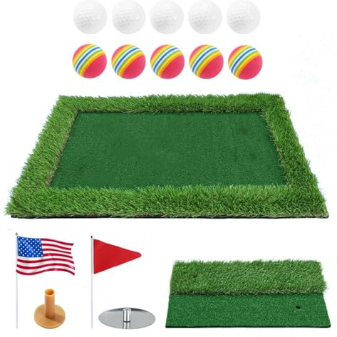 Floating Golf Green pour piscine – Kit de jeu de golf flottant | Tapis d'exercice pour améliorer les compétences, les exercices de précision et la préparation aux compétitions de golf pour débutants
