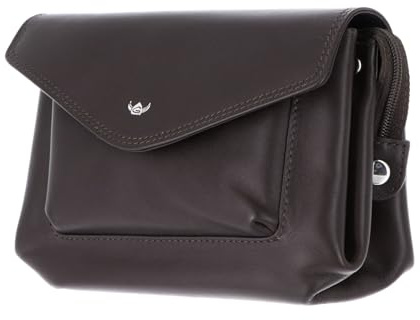 Golden Head Leder Geldbörse Polo RFID Protect Börsentäschchen 2850 Dunkelbraun