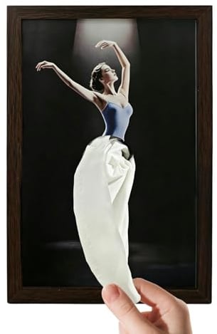Ballet Dancer Tissue Box, Taschentuchspender, Taschentuchbox Holz Mit Ballett-tänzerin-Motiv, Serviettenhalter Holz Für Zuhause, Küchentisch, Nachttisch