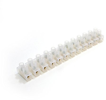 kenable 12 Way Terminal Strip for 10 Amp Power Cables Choc Block Cable Joiner [10A / 10mm]
