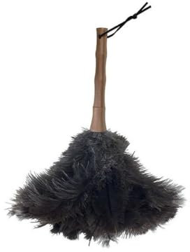 Plumero EN Plumas DE Avestruz Mango Bambu 33CM