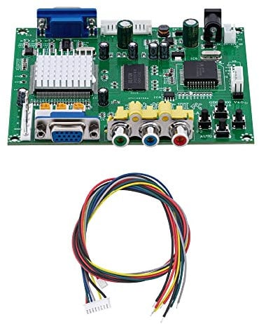 Mcbazel Scheda di conversione video da gioco RGB/CGA/EGA a VGA HD Arcade Game per monitor da gioco Arcade a proiettore LCD PDP CRT