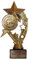 RaRu Geschenk-/Geburtstags-Pokal (Dicker Stern) mit Ihrem Wunschtext graviert (Jetzt mit 2025-Emblem)