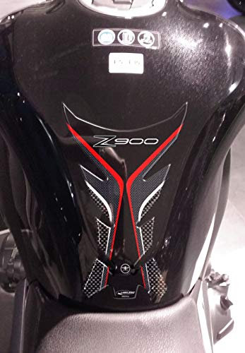 labelbike - 3D Tankpad Aufkleber aus Kunstharz zur Dekoration und zum Schutz von Motorradtanks kompatibel mit KAWASAKI Z900