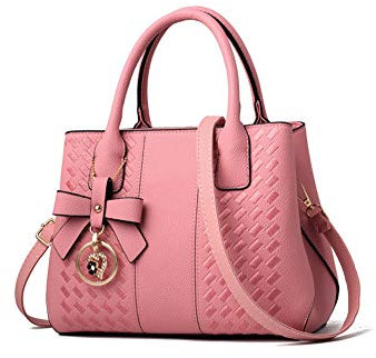 Jeniulet Sac à main en Cuir Pour Femme Sac à Bandoulière Bowknot avec Bandoulière Réglable