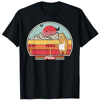 Faulheit, Bier-Pong Shirt. Jahrgang T-Shirt