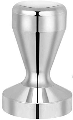 Molinter Kaffee Tamper Espresso Stempel mit Edelstahl Griff für Barista Werkzeug (Durchmesser:49mm)