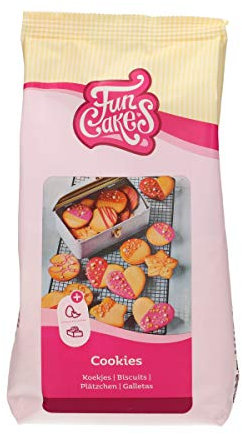 FunCakes Preparado para Galletas: Fácil de Usar, Crujientes y Galletas con Un Toque de Frescura, Perfectas para Decorar con Fondant o Glasa Real, Halal. 500 G. 500 g
