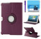 Custodia per Samsung Galaxy Note 10.1 2012 Tablet (N8000 N8010 N8013), con supporto girevole a 360°, con pennino capacitivo, pellicola schermo (viola)