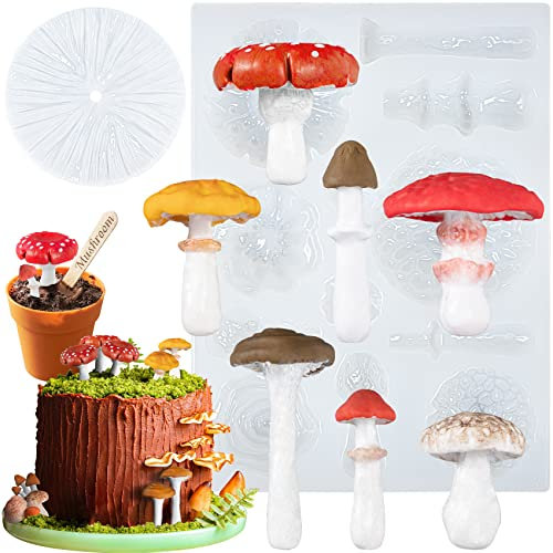 Life Like - Molde de silicona y vetas de arcilla polimérica para decoración de pasteles de fondant, modelado de chocolate
