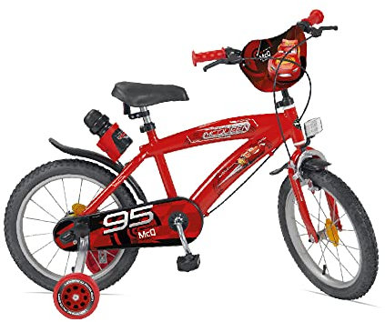 Huffy, 14 Zoll Disney Cars Boys Fahrrad, Rot, One Size