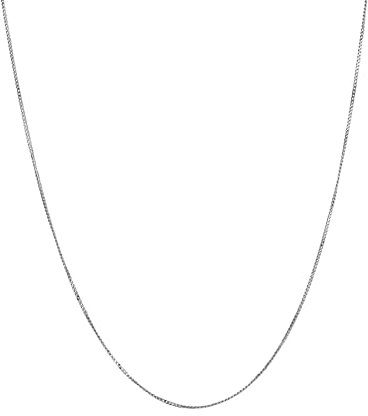 The Jewellery Stockroom 9ct White Gold Curb Chain