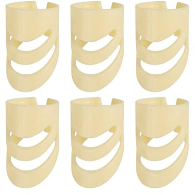 2sätze Guitar Finger Picks Set Daumenpicks Aus Kunststoff Für Gitarre Bass Und Ukulele Set Effektiver Fingerschutz Für Müheloses Spielen