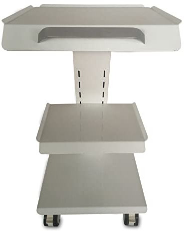 Gerätewagen Rollwagen Tragbar Wagen mit Ablagefach Beistellwagen Zahnarzt Dental Multifunktionswagen Salon Trolleys Weiß