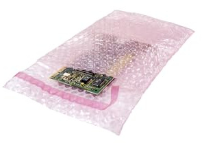 ratioform | Luftpolsterbeutel ESD | ableitfähig | antistatisch | selbstklebend | LxB 200 x 150 mm | VE 500 Stk