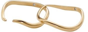 Skagen Damen-Steckring Essential Waves Edelstahl goldfarben, SKJ1788710